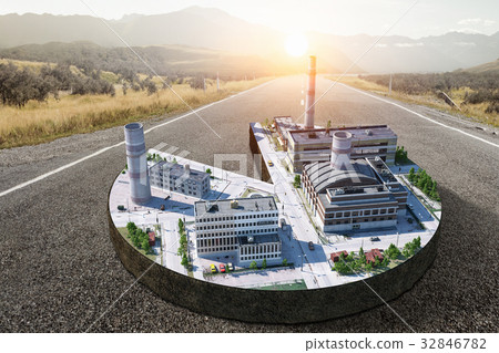 His new development project . Mixed media 32846782