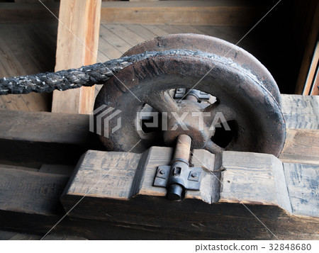 Detail of a rusty drag metal wheel Detail of a rusty drag metal wheel 32848680