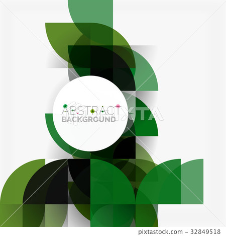 Modern geometrical abstract background circles Modern geometrical abstract background circles 32849518