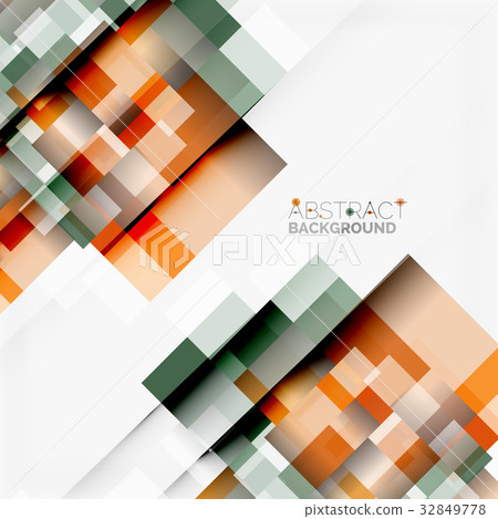 Abstract blocks template design background, simple 32849778