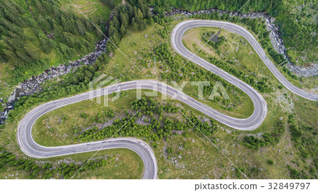 Transfagarasan highway in Romania 32849797