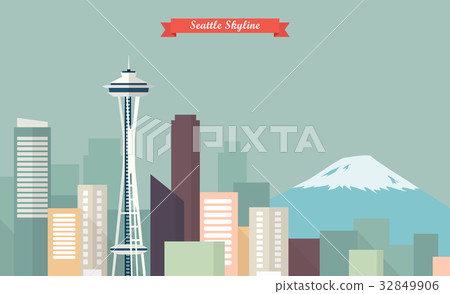 Seattle skyline 32849906