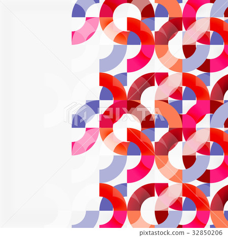 Colorful rings on grey background, modern 32850206