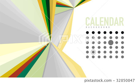 Modern triangle presentation template 32850847