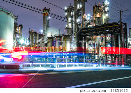 京濱工業區·工廠夜景 京濱工業區·工廠夜景 32851615