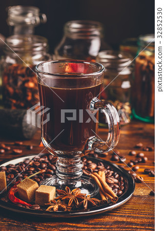 Cup of Coffee with Different Spices. Cup of Coffee with Different Spices. 32852530