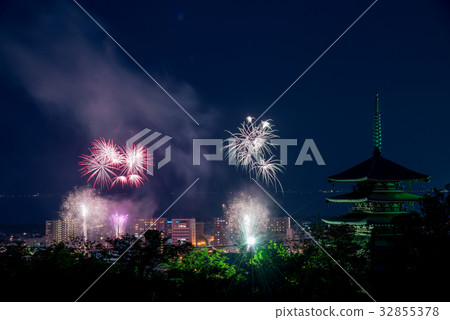 The 70th Numazu Summer Festival, Kano River Fireworks Festival 32855378