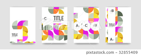 Set of brochure cover templates Set of brochure cover templates 32855409
