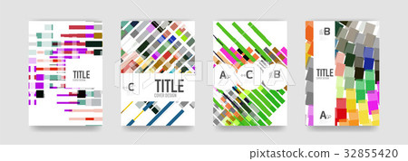 Set of brochure cover templates 32855420