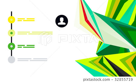 Modern triangle presentation template Modern triangle presentation template 32855719