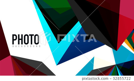 Modern triangle presentation template Modern triangle presentation template 32855722