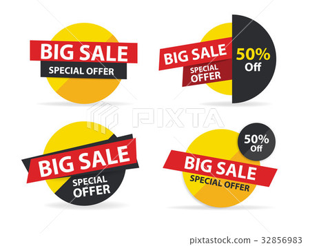 Colorful shopping sale banner template, discount Colorful shopping sale banner template, discount 32856983