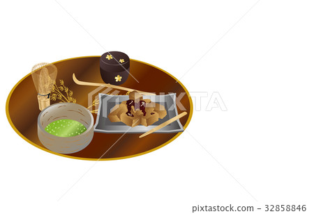 Today's Sweets Matcha and Warabii 32858846