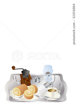 Today's sweet coffee and roll cake 32858864