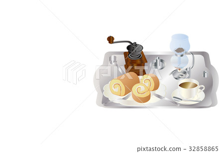 Today's sweet coffee and roll cake Today's sweet coffee and roll cake 32858865