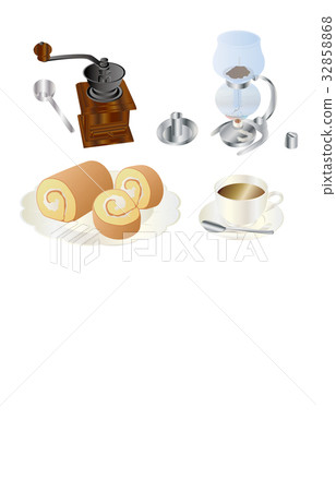 Today's sweet coffee and roll cake 32858868