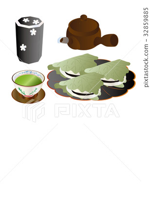 Today's sweet green tea and coffee 32859885