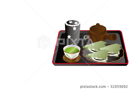 Today's sweet green tea and coffee Today's sweet green tea and coffee 32859892