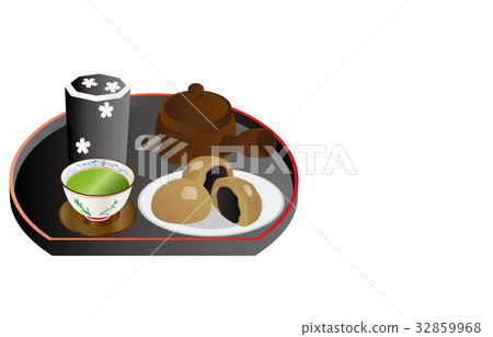 今天的甜綠茶和大麥包子 32859968