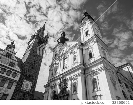Black Tower and The Church of Virgin Mary's Black Tower and The Church of Virgin Mary's 32860691