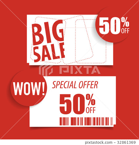 Sale label price tag template design. Vector illustration Sale label price tag template design. Vector illustration 32861369