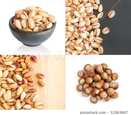 Collection of Nuts in Shell 32863667