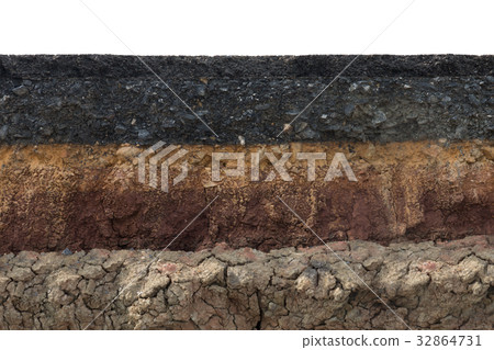 The layers of road. Un-focus image 32864731