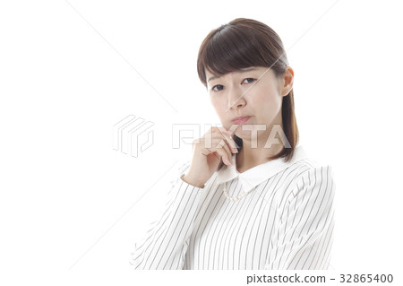 Troubled woman 32865400