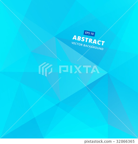 Geometric blue low polygon abstract background - Stock Illustration ...