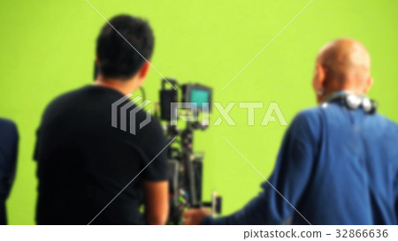 Blurred behind the scenes of video production Blurred behind the scenes of video production 32866636