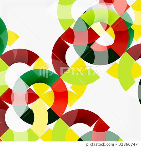 Colorful rings on grey background, modern Colorful rings on grey background, modern 32866747