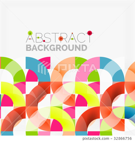 Colorful rings on grey background, modern Colorful rings on grey background, modern 32866756