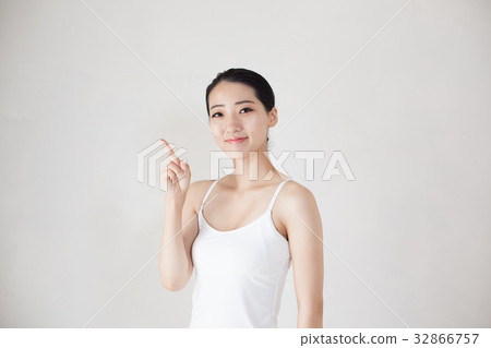 女子運動手勢圖像 女子運動手勢圖像 32866757