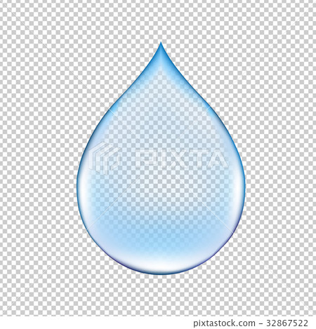 Realistic Water Drop 32867522