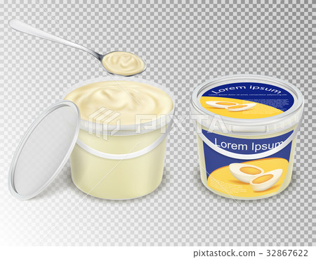 Vector realistic illustration of plastic 32867622