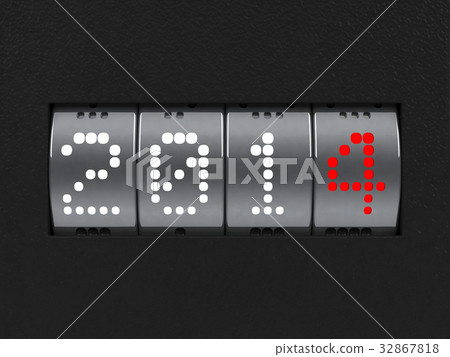 New year 2014 counter New year 2014 counter 32867818