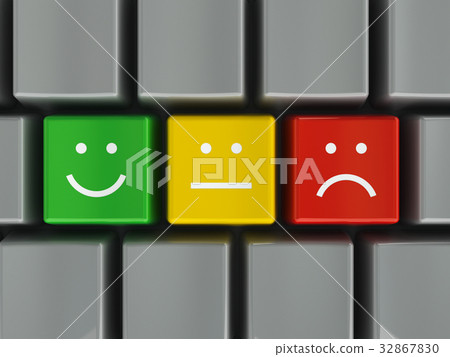 Keyboard positive, neutral and negative 32867830