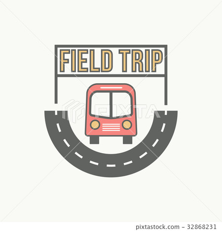 Bus trip and trvel tour badge logo Bus trip and trvel tour badge logo 32868231