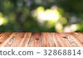 Perspective wood and bokeh light background 32868814