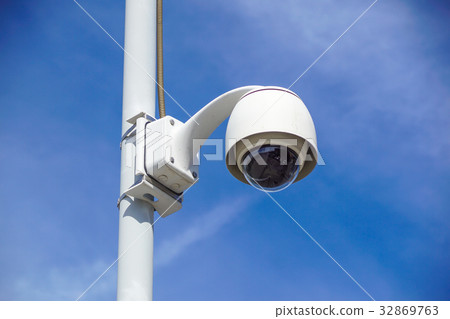 High tech overhead security camera with a gradient High tech overhead security camera with a gradient 32869763