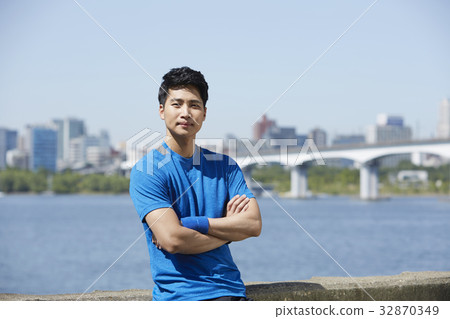 Sports, Han River, Seoul Sports, Han River, Seoul 32870349