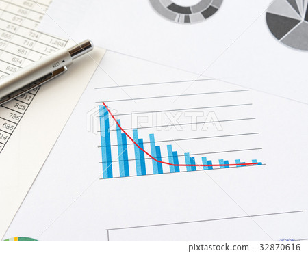 右下坡條形圖線圖 32870616