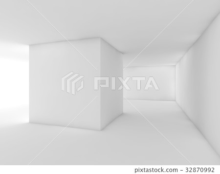 Contemporary open space room design. 3d 32870992