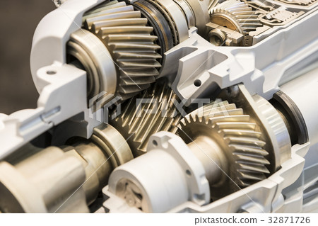 New auto parts for cars on a white background  32871726