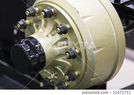 New auto parts for cars on a white background  32871731