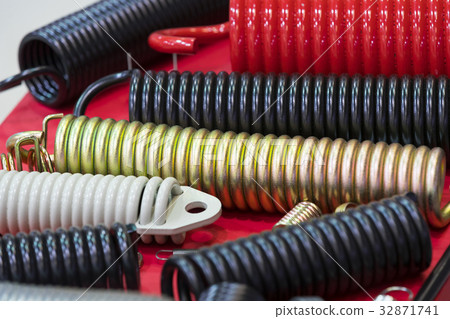 Multicolored metal of different sizes car springs Multicolored metal of different sizes car springs 32871741
