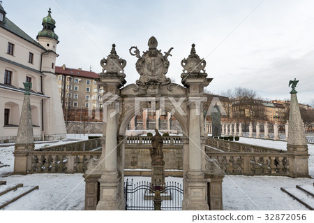 Pauline Church on the Rock in Krakow, Poland. 32872056