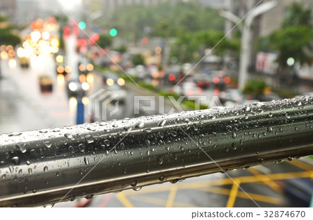 Rain, water droplets Rain, water droplets 32874670
