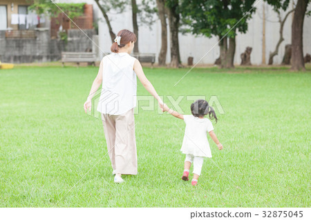 Mother daughter walk Mother daughter walk 32875045