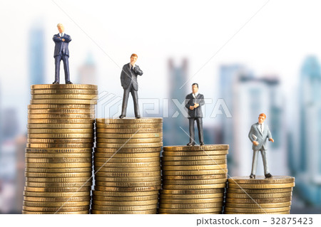 miniature model group of investment standing miniature model group of investment standing 32875423
